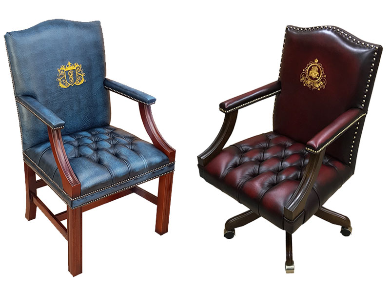 branded furniture with corporate logo